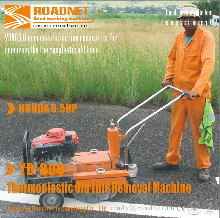 thermoplastic road marking removal machine